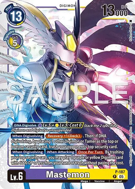 Mastemon [P-187] (Reprint) [Advanced Booster Digimon Generation] 1