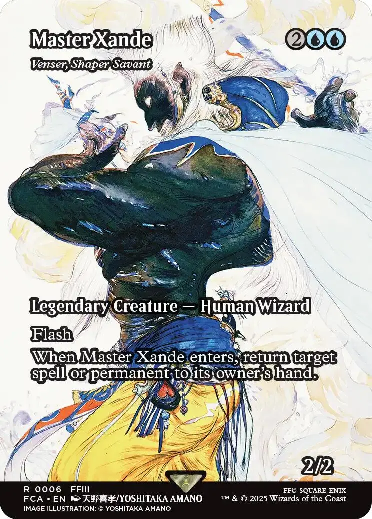 Master Xande - Venser, Shaper Savant (Showcase) [Final Fantasy : Through The Ages] 1