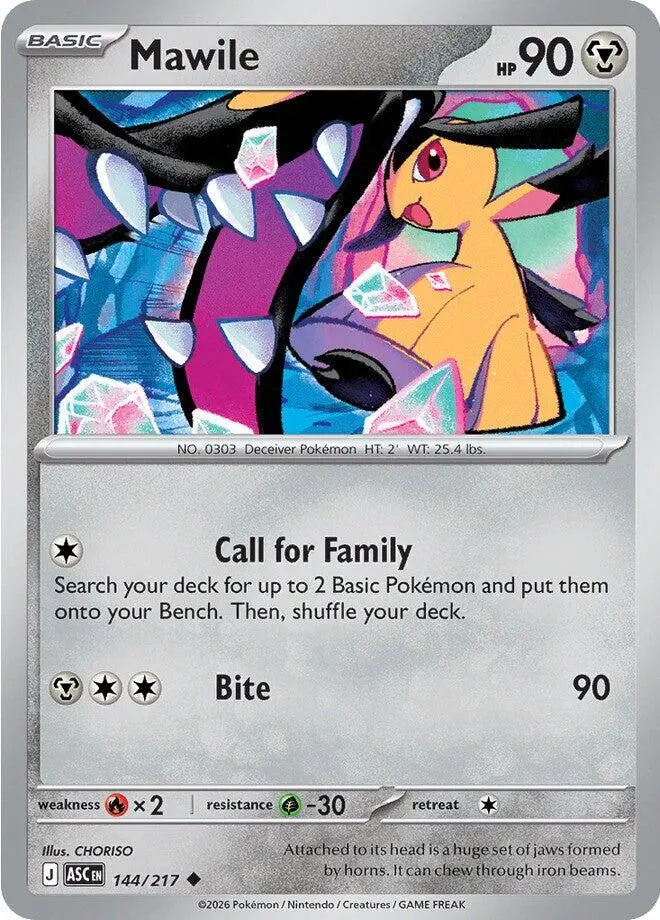 Mawile (144/217) [Mega Evolution: Ascended Heroes] 1