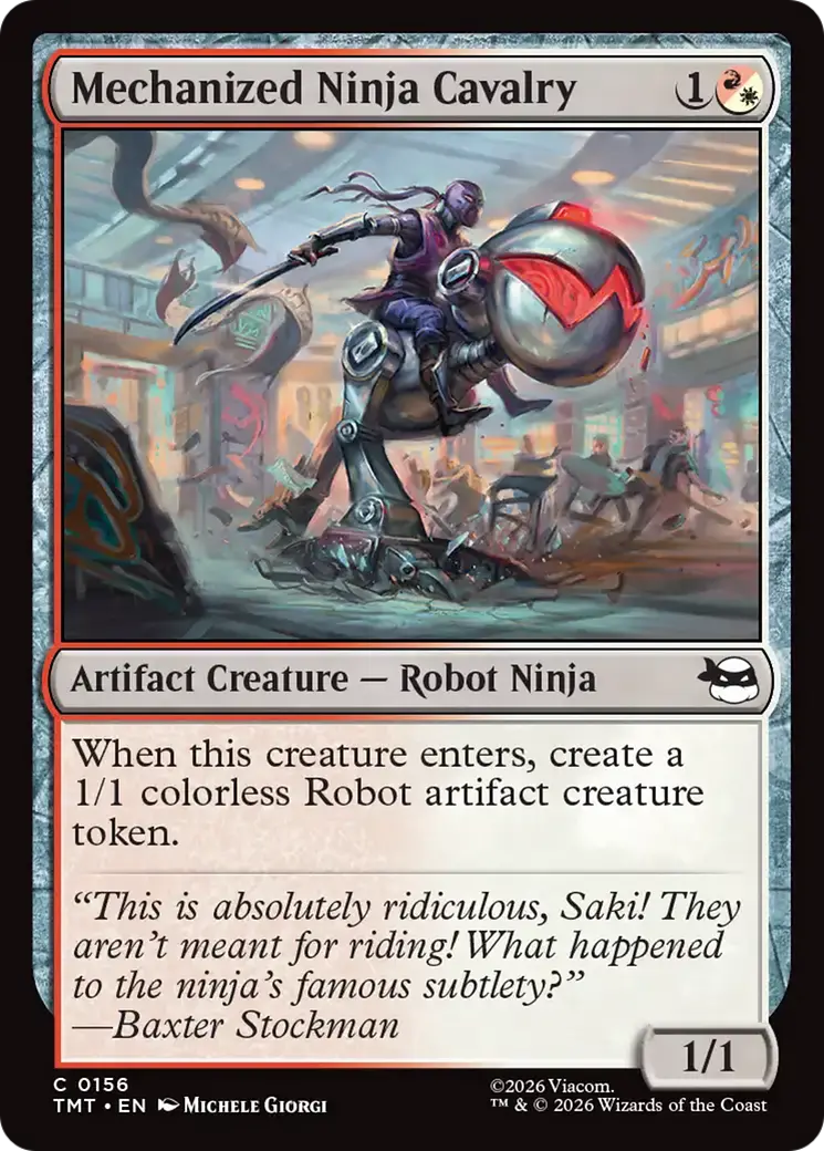Mechanized Ninja Cavalry [Teenage Mutant Ninja Turtles] 1