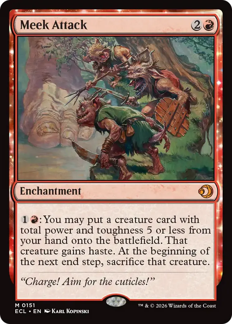 Meek Attack [Lorwyn Eclipsed] 1