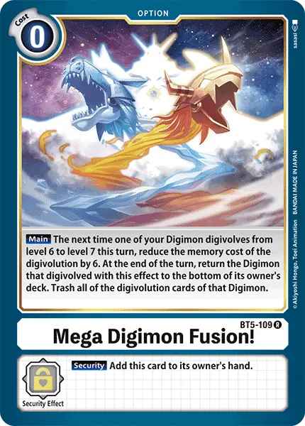 Mega Digimon Fusion! [Bt5-109] [Battle Of Omni] 1