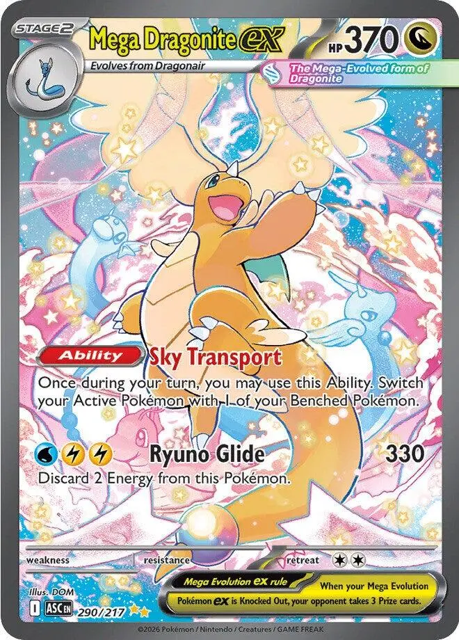 Mega Dragonite Ex (290/217) [Mega Evolution: Ascended Heroes] 1