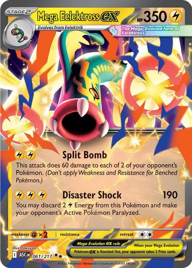Mega Eelektross Ex (061/217) [Mega Evolution: Ascended Heroes] 1