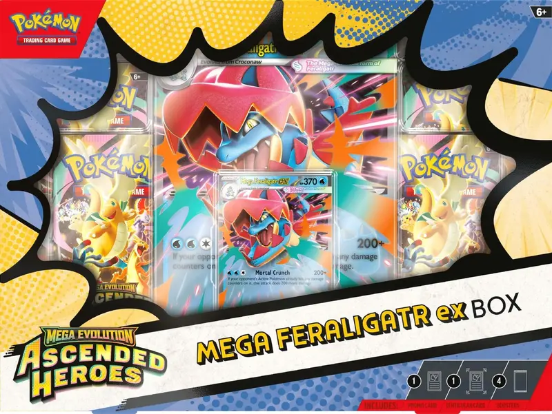 Mega Evolution: Ascended Heroes - Mega Feraligatr Ex Box 1