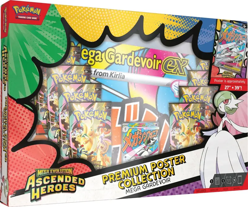 Mega Evolution: Ascended Heroes - Premium Poster Collection (Mega Gardevoir) 1