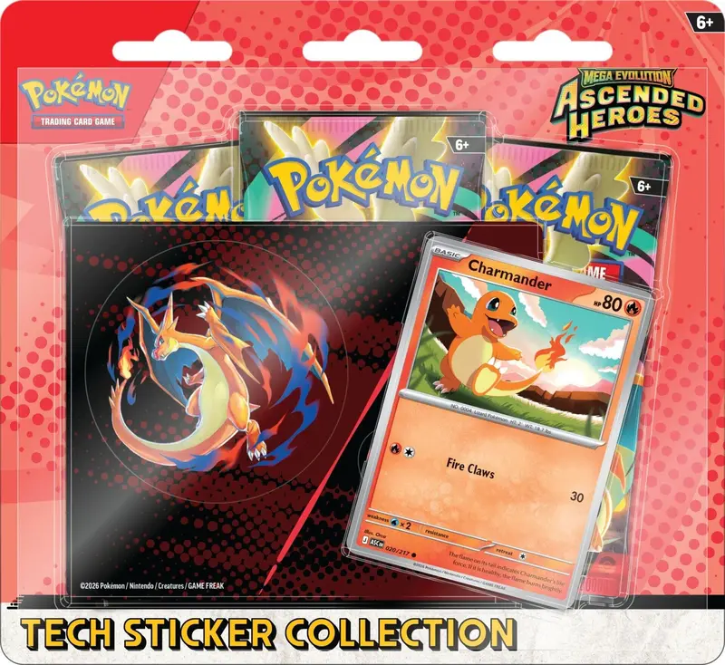 Mega Evolution: Ascended Heroes - Tech Sticker Collection (Charmander) 1