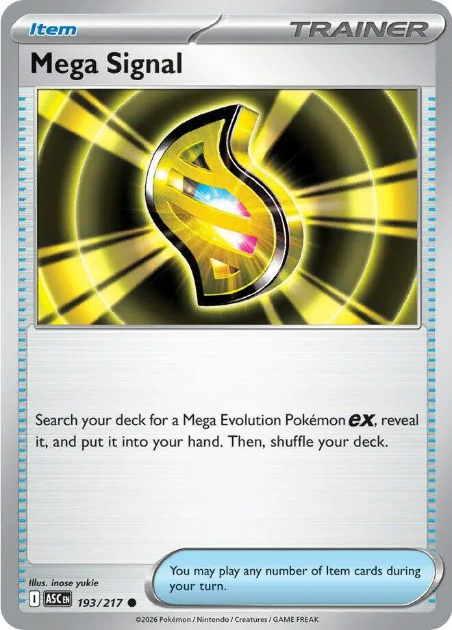 Mega Signal (193/217) [Mega Evolution: Ascended Heroes] 1
