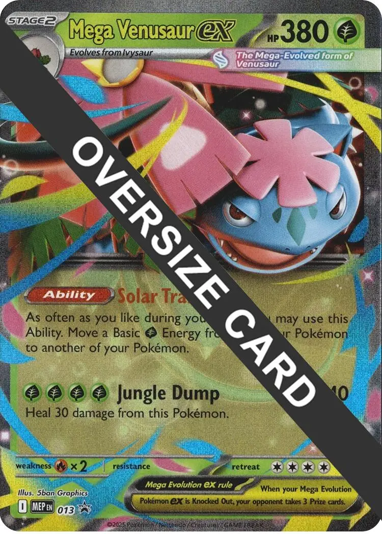 Mega Venusaur Ex (013) (Jumbo) [Mega Evolution Promo] 1