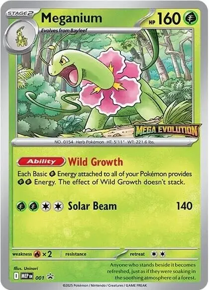 Meganium (001) [Mega Evolutions Promo] 1
