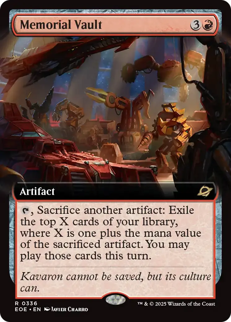 Memorial Vault (Extended Art) [Edge Of Eternities] 1