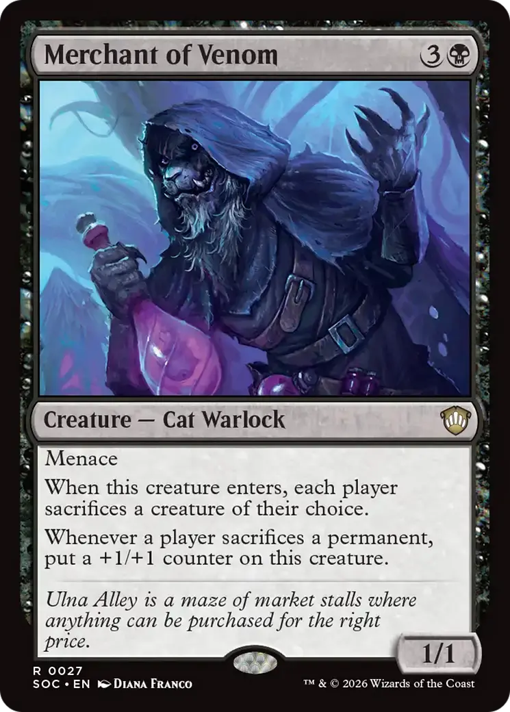 Merchant Of Venom [Secrets Of Strixhaven Commander] 1