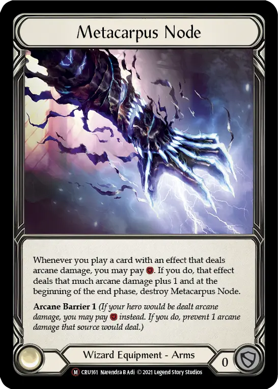 Metacarpus Node (Rainbow Foil) [Cru161-Rf] Unlimited Rainbow Foil 1