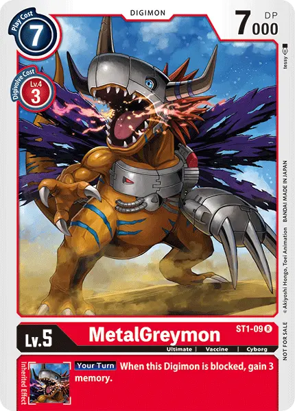 Metalgreymon [St1-09] (Tamer Battle Pack) [Starter Deck: Gaia Red Promos] 1