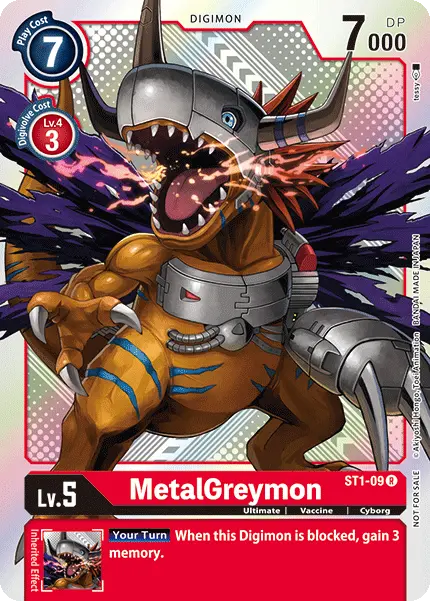 Metalgreymon [St1-09] (Tournament Pack Vol.2) [Starter Deck: Gaia Red Promos] 1