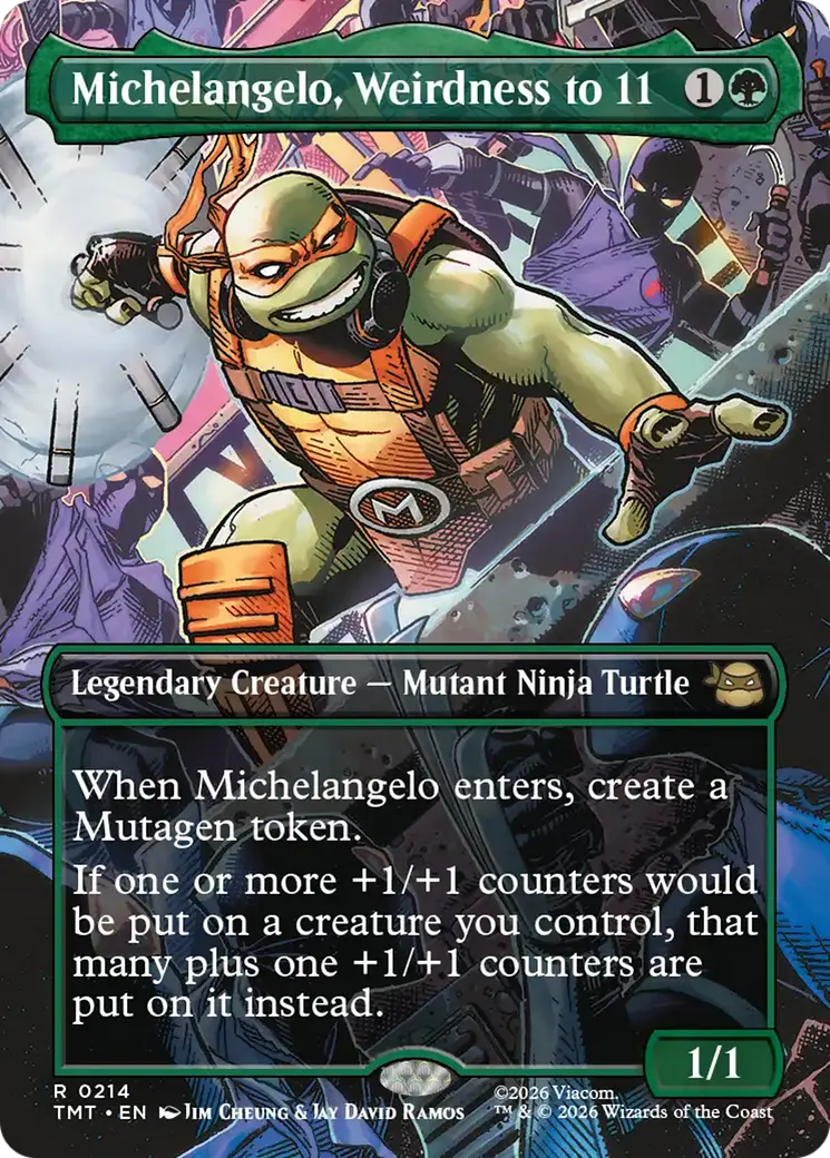 Michelangelo, Weirdness To 11 (Borderless) [Teenage Mutant Ninja Turtles] 1