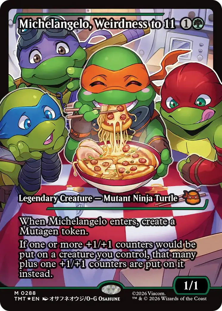 Michelangelo, Weirdness To 11 (Showcase) [Teenage Mutant Ninja Turtles] 1