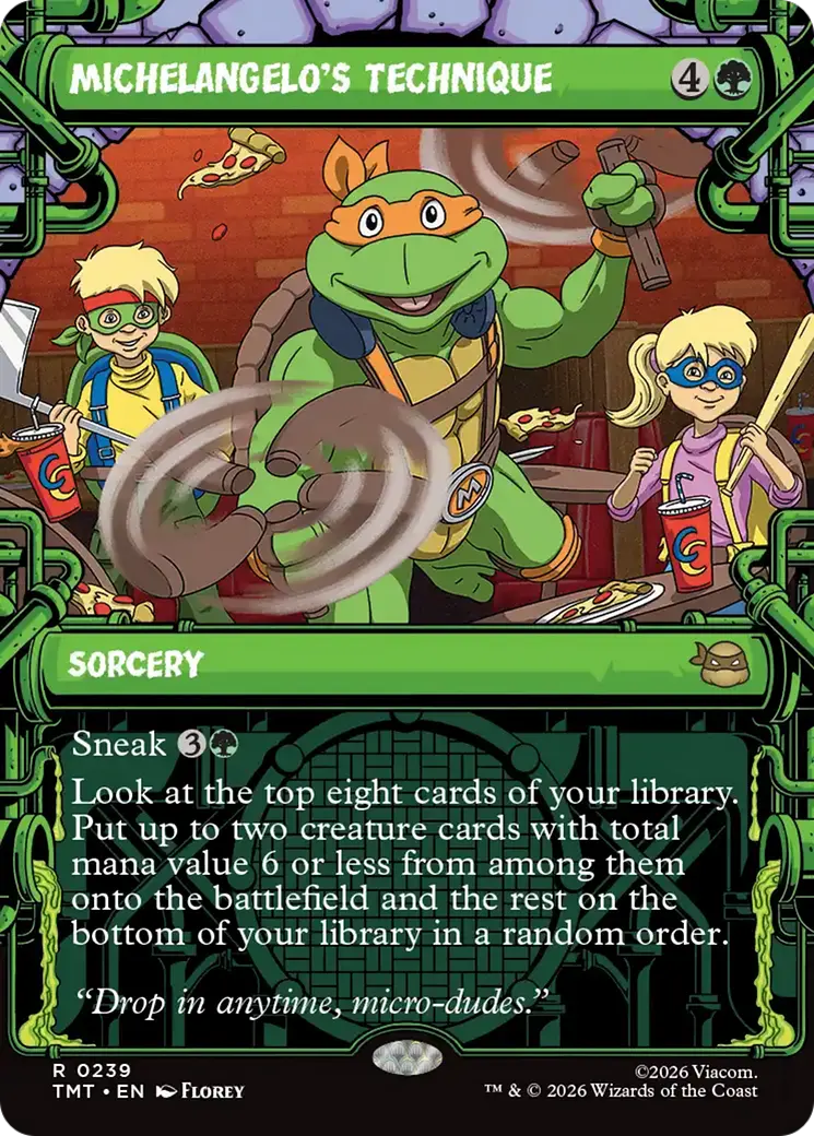 Michelangelo's Technique (Showcase) [Teenage Mutant Ninja Turtles] 1