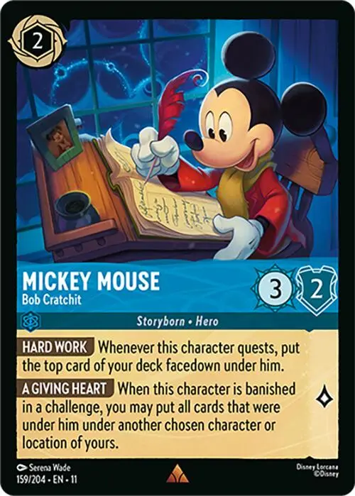 Mickey Mouse - Bob Cratchit (159/204) [Winterspell] 1