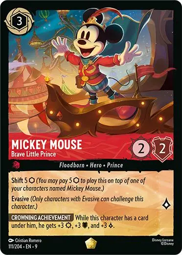 Mickey Mouse - Brave Little Prince (111/204) [Fabled] 1