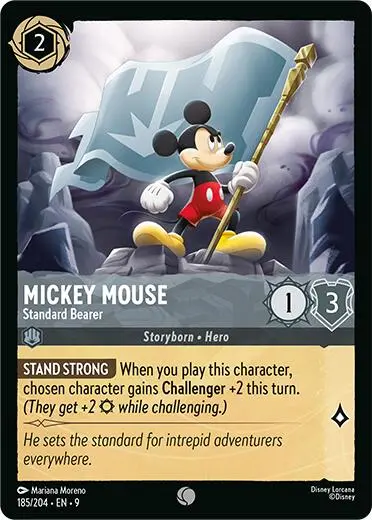 Mickey Mouse - Standard Bearer (185/204) [Fabled] 1