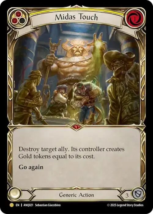 Midas Touch (Yellow) (Gold) [Anq021] (Compendium Of Rathe - Antiquity Pack) 1