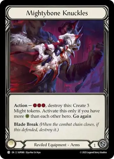 Mightybone Knuckles (Cold Foil) [Sup080] (Super Slam)  Cold Foil 1