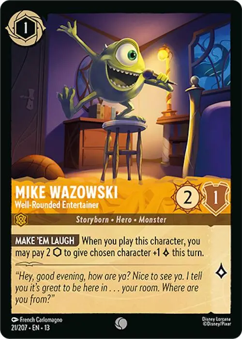 Mike Wazowski - Well-Rounded Entertainer (21/207) [Attack Of The Vine!] 1