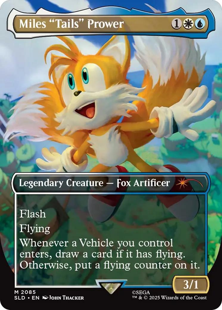 Miles "Tails" Prower (Rainbow Foil) [Secret Lair Drop Series] 1