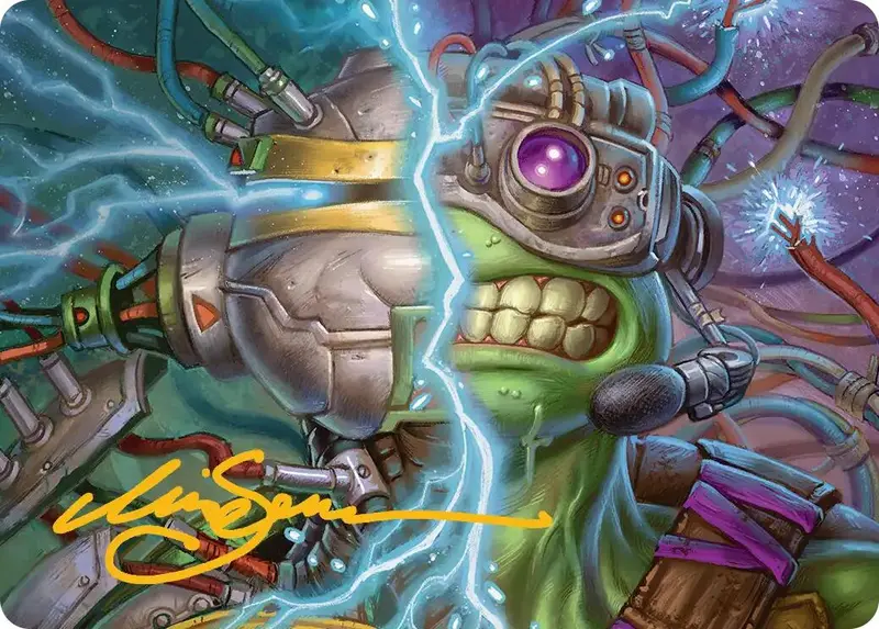 Mind Transfer Protocol Art Card (Gold-Stamped Signature) [Teenage Mutant Ninja Turtles Art Series] 1