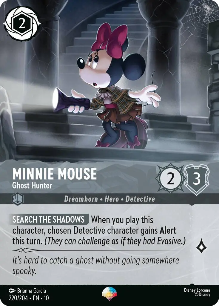 Minnie Mouse - Ghost Hunter (Epic) (220/204) [Whispers In The Well] 1