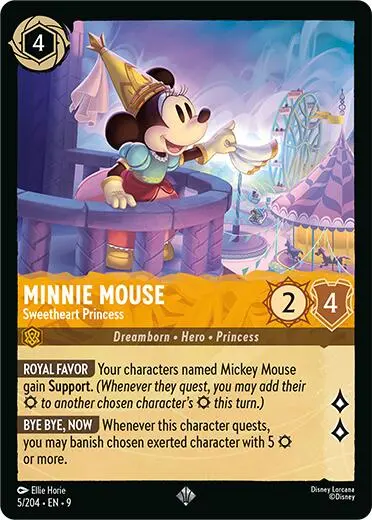 Minnie Mouse - Sweetheart Princess (5/204) [Fabled] 1