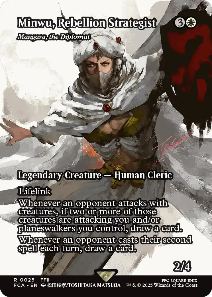 Minwu, Rebellion Strategist - Mangura, The Diplomat (Showcase) [Final Fantasy : Through The Ages] 1