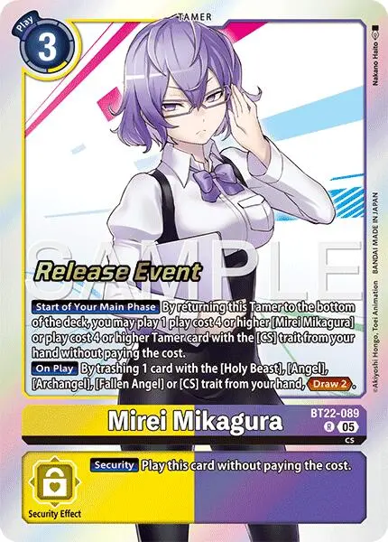 Mirei Mikagura [Bt22-089] [Cyber Eden Release Event Cards] 1