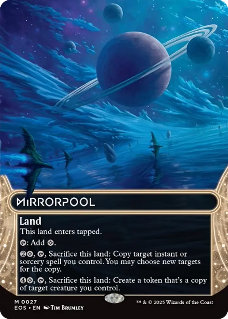 Mirrorpool (0027) (Borderless) [Edge Of Eternities: Stellar Sights] 1