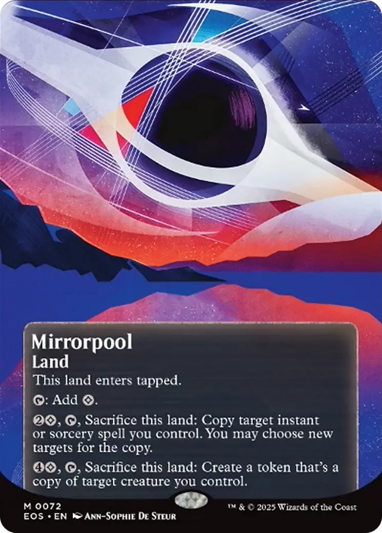 Mirrorpool (0072) (Borderless) [Edge Of Eternities: Stellar Sights] 1