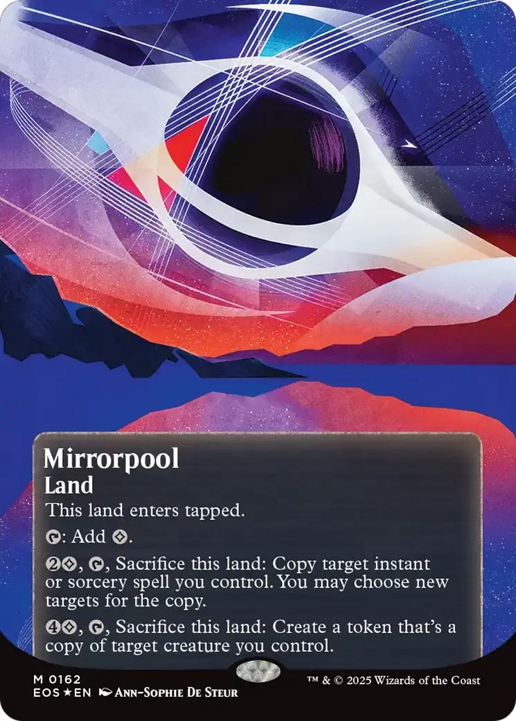 Mirrorpool (0162) (Borderless) (Galaxy Foil) [Edge Of Eternities: Stellar Sights] 1