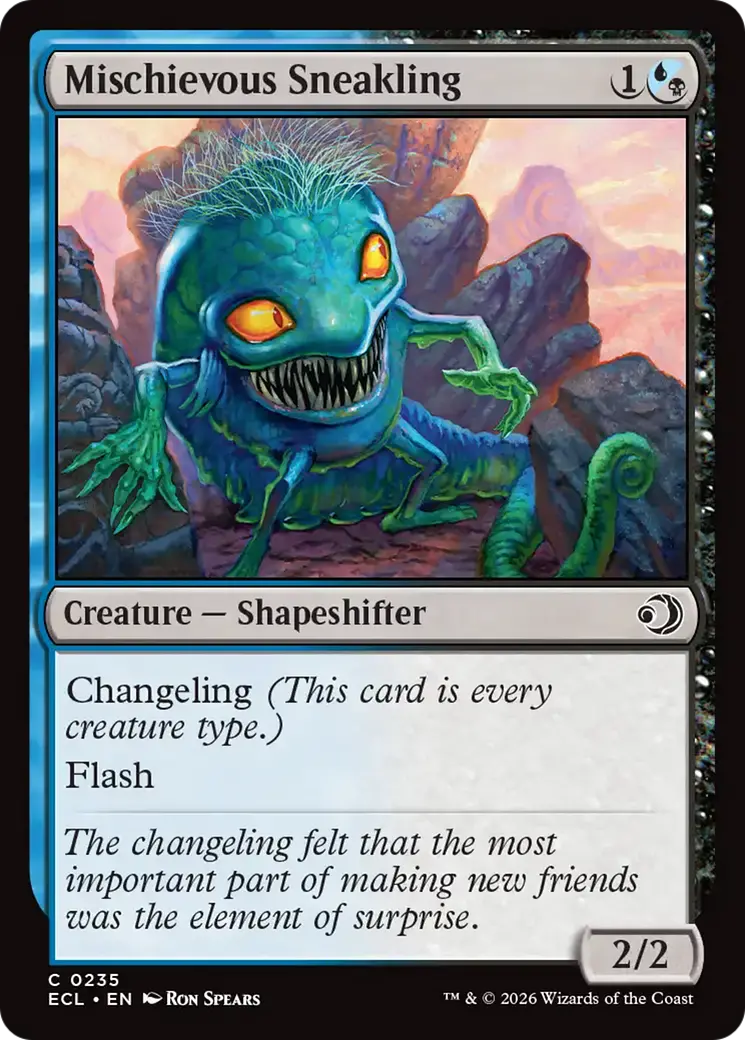 Mischievous Sneakling [Lorwyn Eclipsed] 1