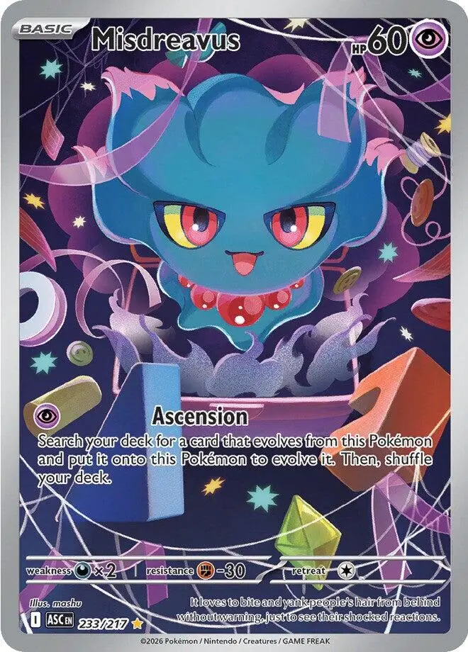 Misdreavus (233/217) [Mega Evolution: Ascended Heroes] 1