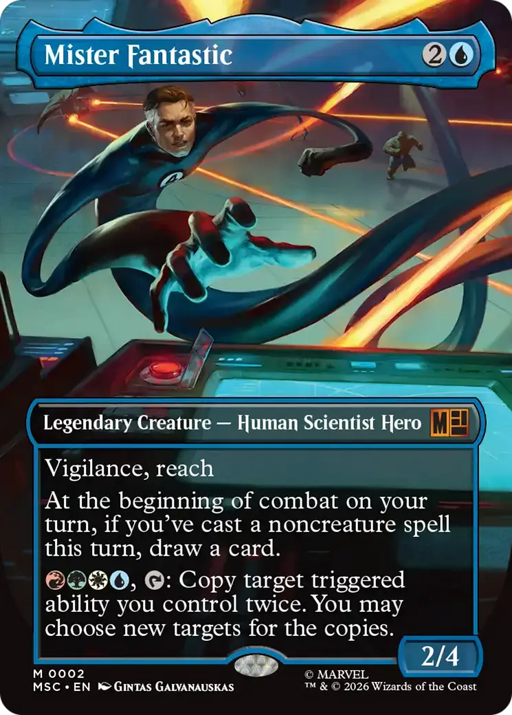Mister Fantastic (Borderless) [Marvel Super Heroes Commander] 1