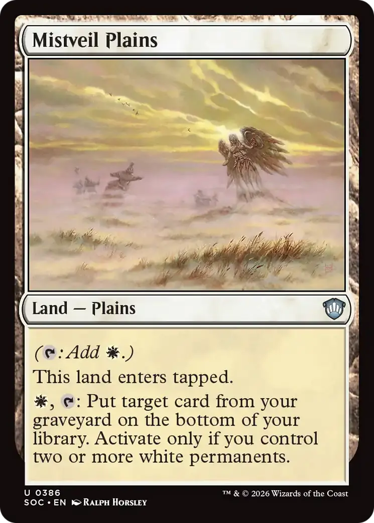 Mistveil Plains [Secrets Of Strixhaven Commander] 1