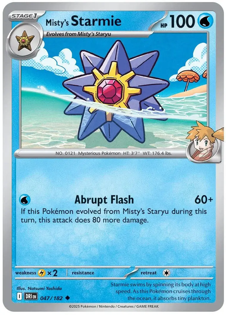 Misty's Starmie (047/182) [Scarlet & Violet: Destined Rivals] 1