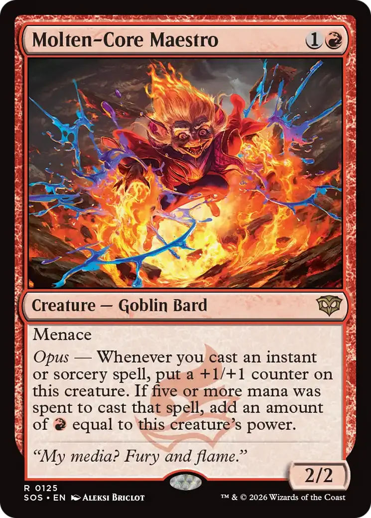 Molten-Core Maestro [Secrets Of Strixhaven] 1