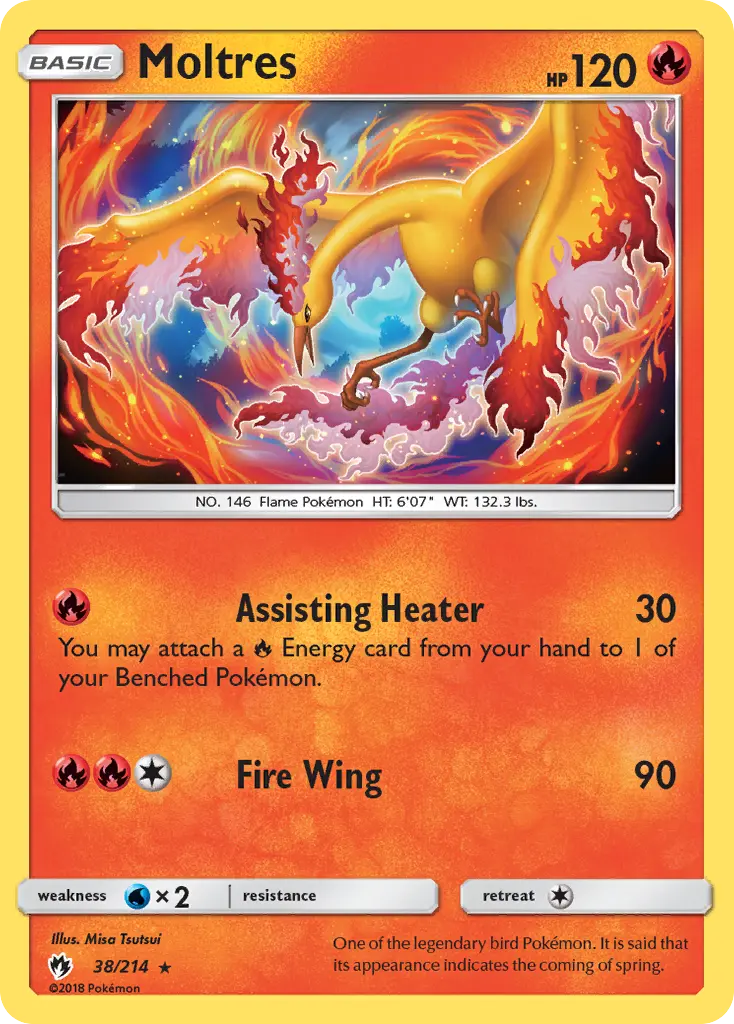 Moltres (38/214) [Sun & Moon: Lost Thunder] 1