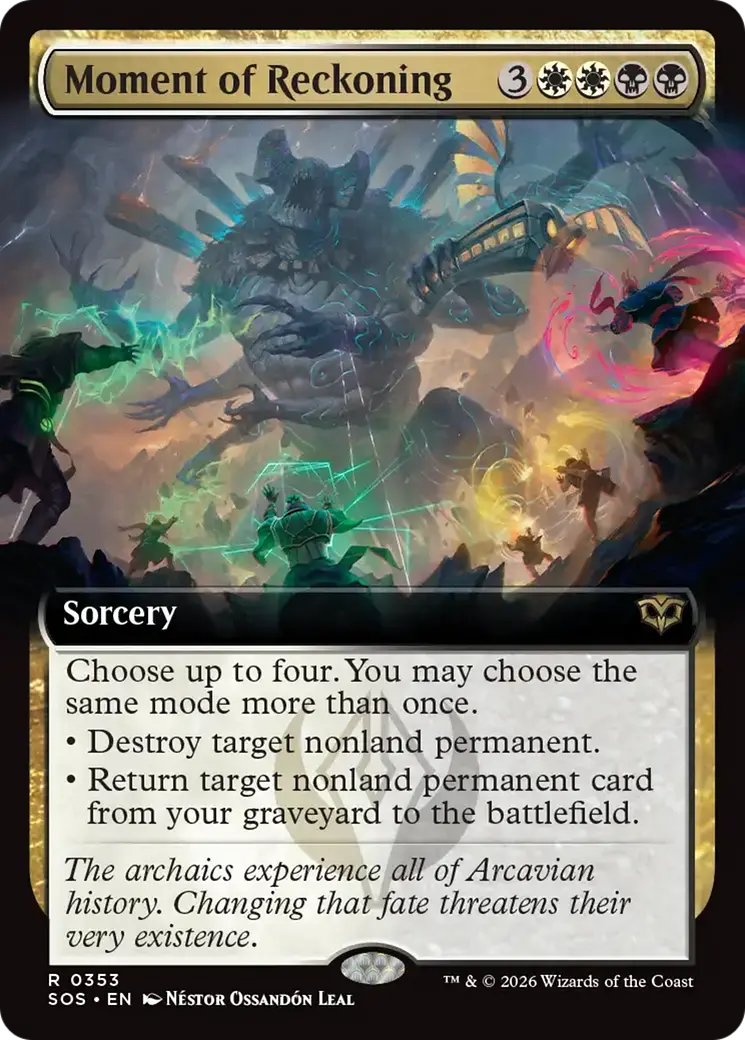 Moment Of Reckoning (Extended Art) [Secrets Of Strixhaven] 1