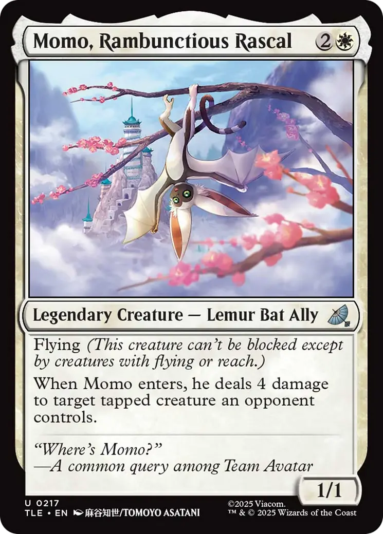 Momo, Rambunctious Rascal [Avatar: The Last Airbender: Eternal-Legal] 1
