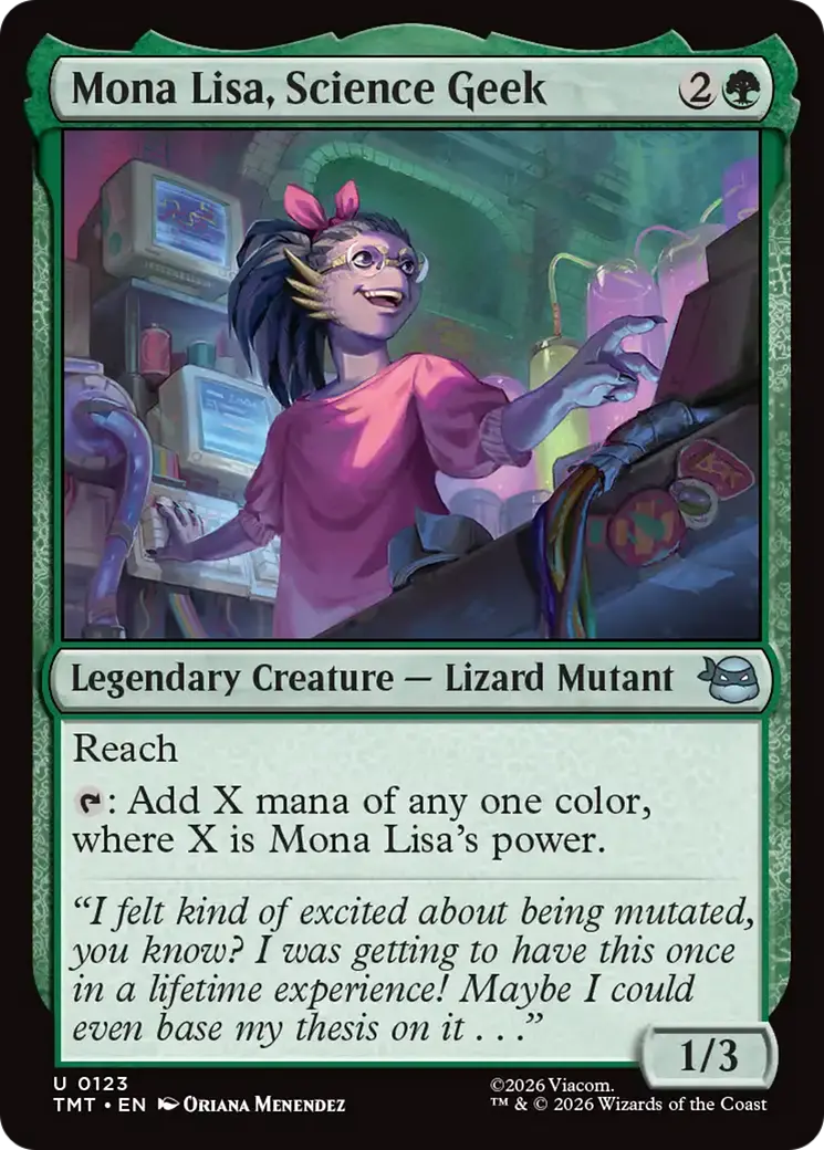 Mona Lisa, Science Geek [Teenage Mutant Ninja Turtles] 1