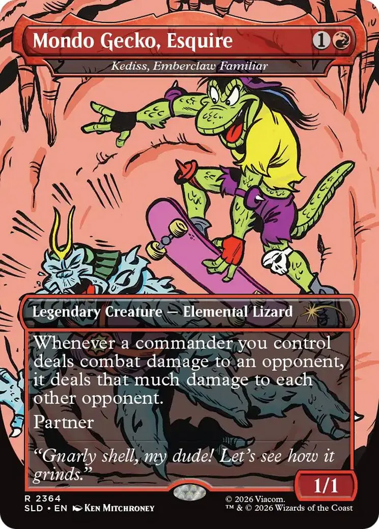 Mondo Gecko, Esquire - Kediss, Emberclaw Familiar [Secret Lair Drop Series] 1