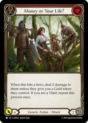Money Or Your Life? (Red) [Sea203] (High Seas)  Rainbow Foil 1