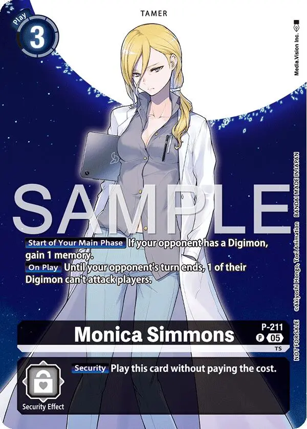 Monica Simmons [P-211] (Hacker's Slumber Box Promotion Pack) [Promotional Cards] 1